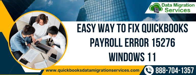 Easy Way to Fix QuickBooks Payroll Error 15276 Windows 11