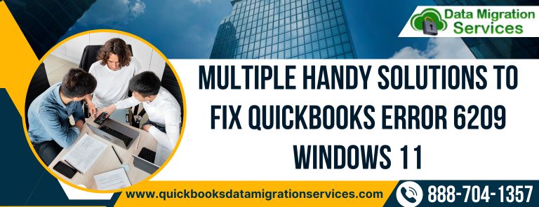 Multiple Handy Solutions To Fix QuickBooks Error 6209