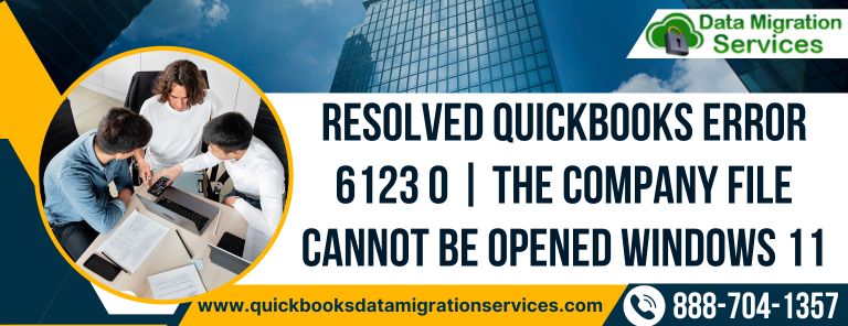 Resolved QuickBooks Error 6123 0 | The Company File Cannot be Opened