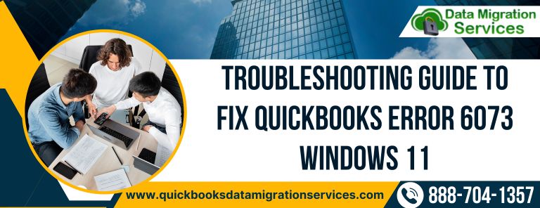 Troubleshooting Guide to Fix QuickBooks Error 6073