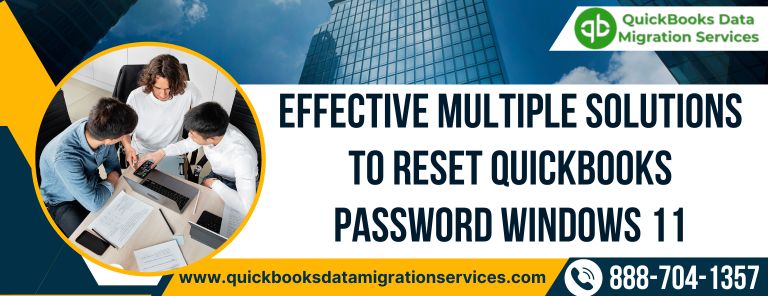 Effective Multiple Solutions to Reset QuickBooks Password