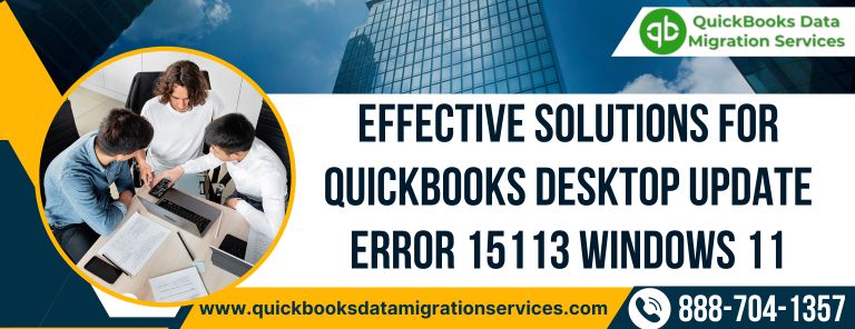 Effective Solutions for QuickBooks Desktop Update Error 15113