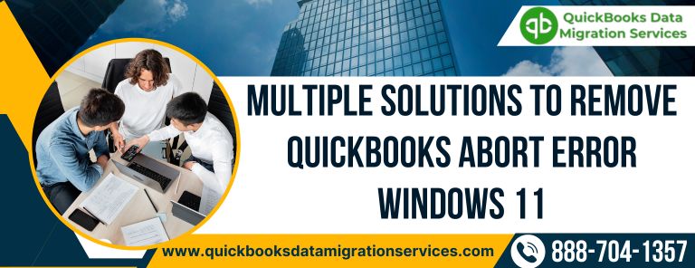 Multiple Solutions to Remove QuickBooks Abort Error