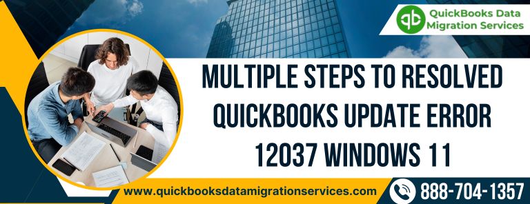 Multiple Steps to Resolved QuickBooks Update Error 12037
