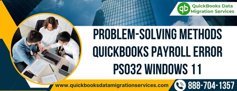 Problem-solving Methods QuickBooks Payroll Error PS032